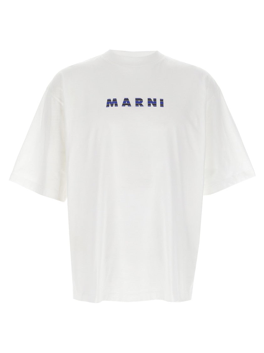 Marni Bold Logo Print Cotton Marni T-Shirt