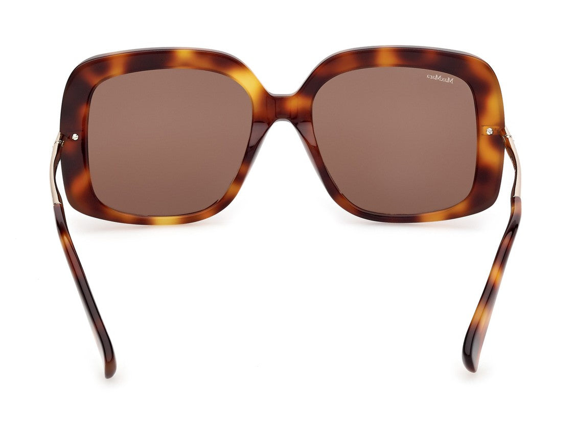 Max Mara Tortoiseshell Mm0195 Oversized Acetate Sunglasses