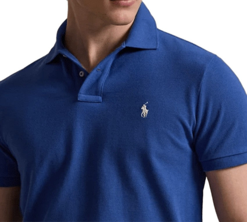 Polo Ralph Lauren Dusty Azur Custom Slim-Fit Polo T-Shirt