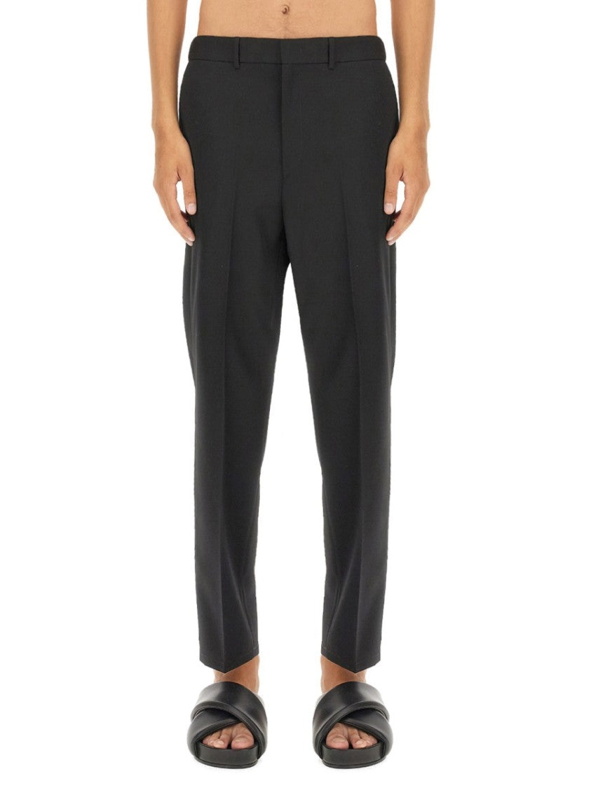 Jil Sander Straight Leg Pants With Classic Waistband