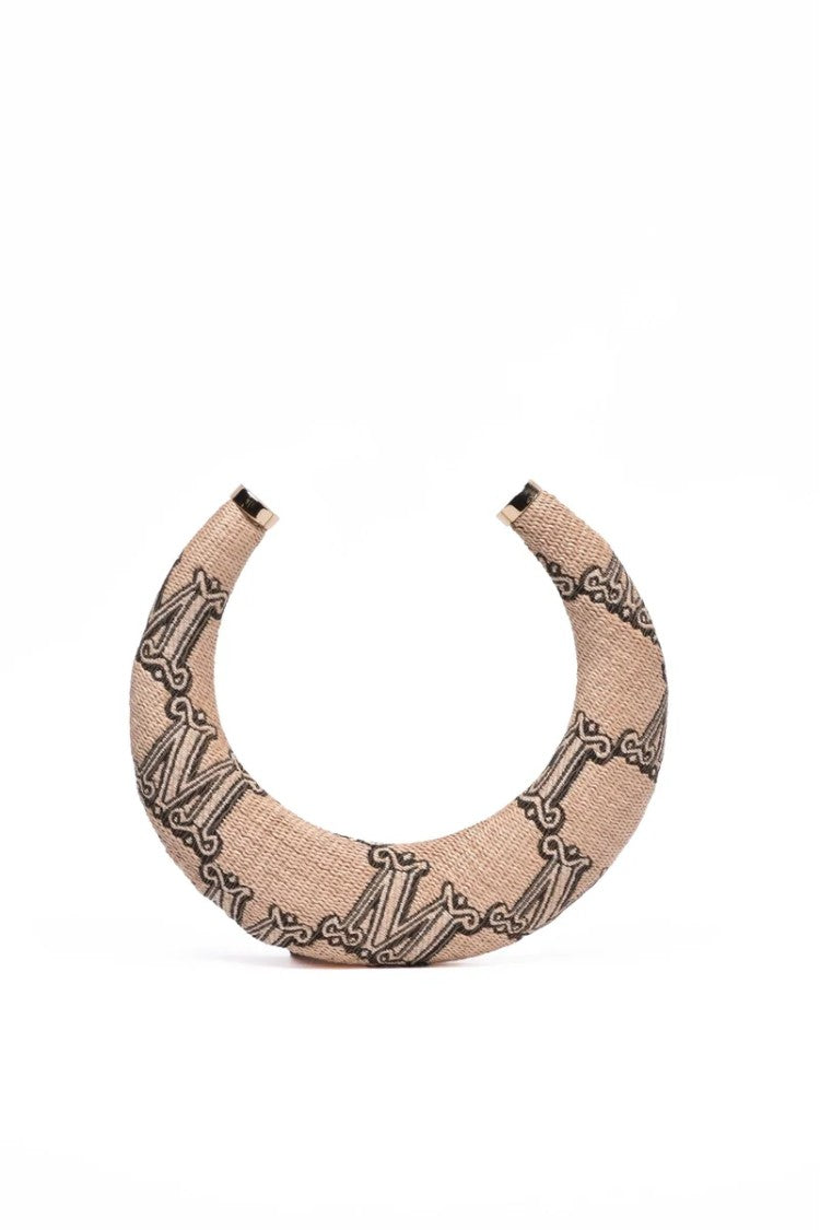 Max Mara Raffia Necklace - Beige