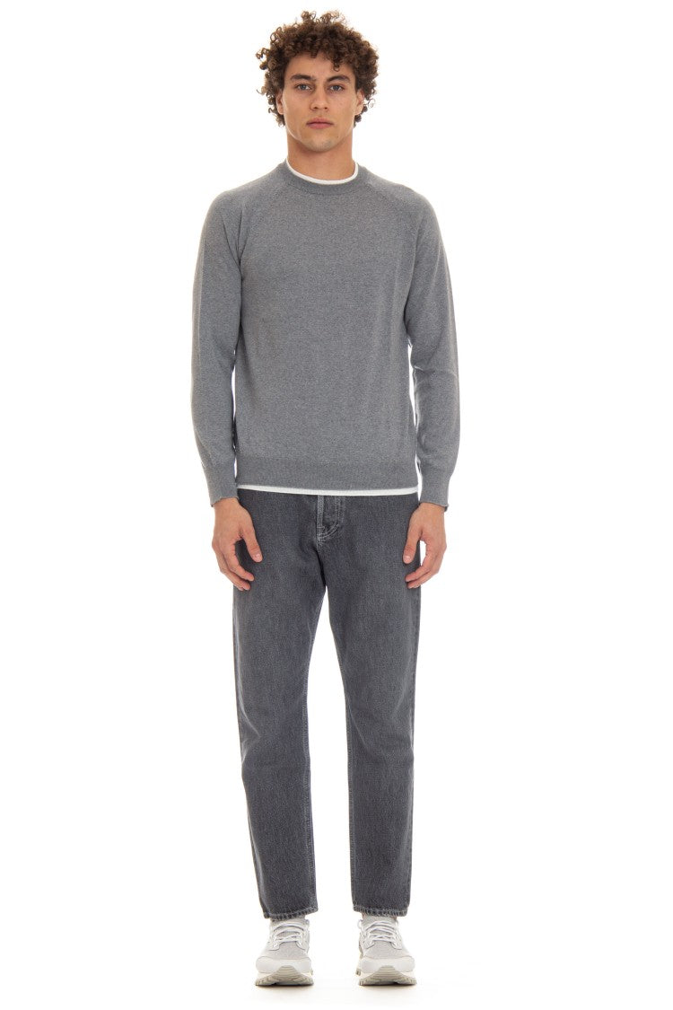 Eleventy Wool Crewneck Sweater