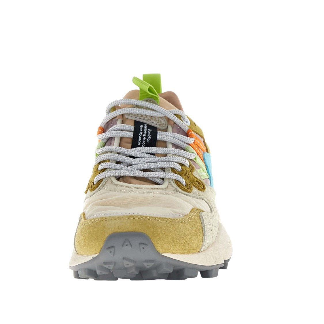Flower Mountain Yamano 3 Sneaker In Mustard And Cream