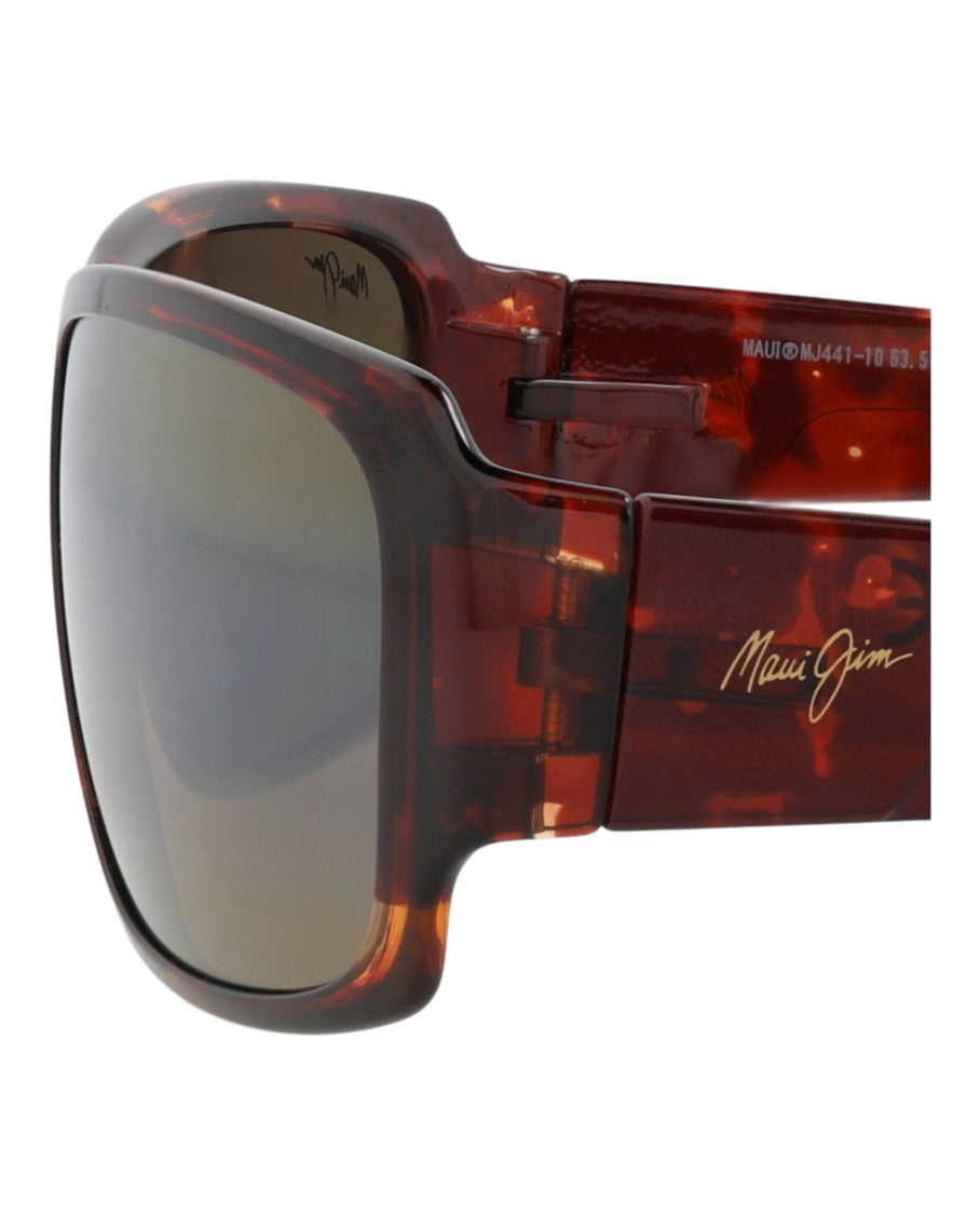 Maui Jim Shield-Frame Injection Sunglasses