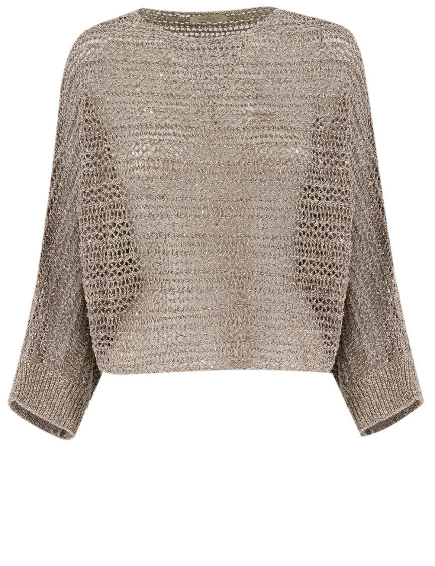 Panicale Airy Knit Crew-Neck Jumper With Relaxed Fit