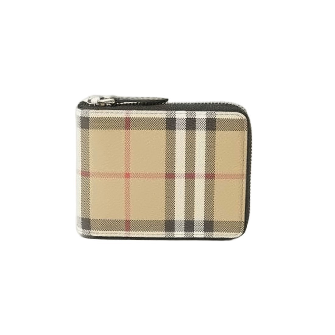 Burberry Compact Check Pattern Wallet