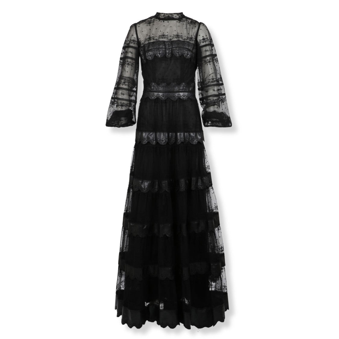 Costarellos Flowing Midi Dress With Refined Neckline