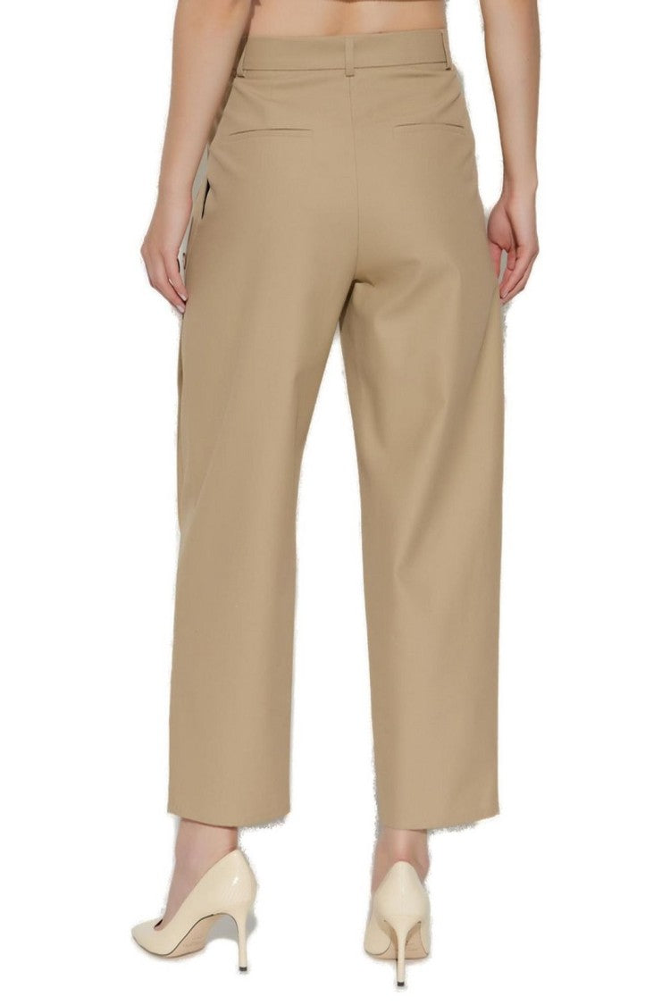 Max Mara Tailored Straight Leg Pants With Smooth Waistband