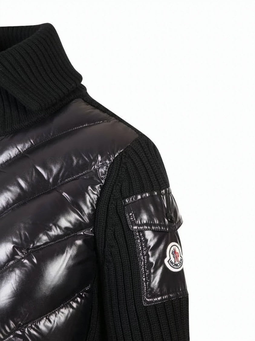 Moncler Chevron-Pattern Quilted Jacket
