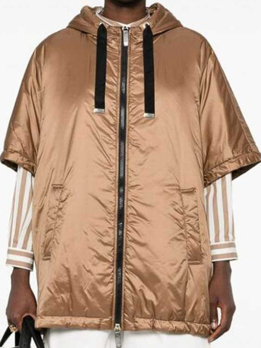 Max Mara Short Padded Jacket With Smooth Finish