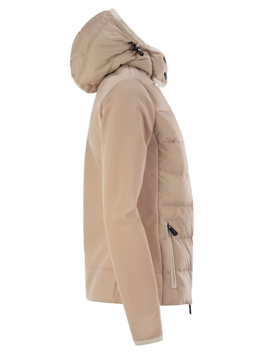 Moncler Grenoble Padded Sweatshirt With Hood And Zip