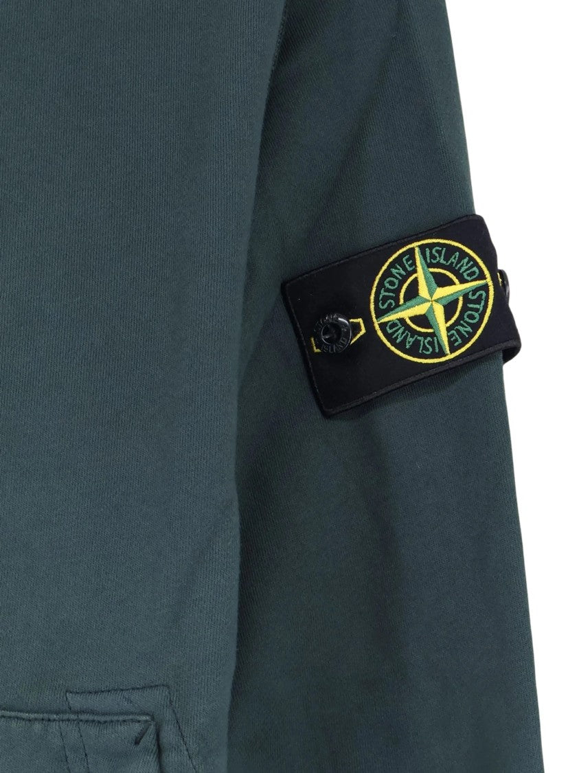 Stone Island Cotton Logo Sweatshirt