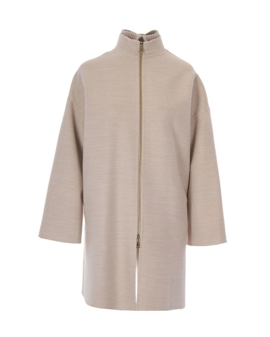 Fabiana Filippi Double-Faced Wool-Cashmere Peacoat