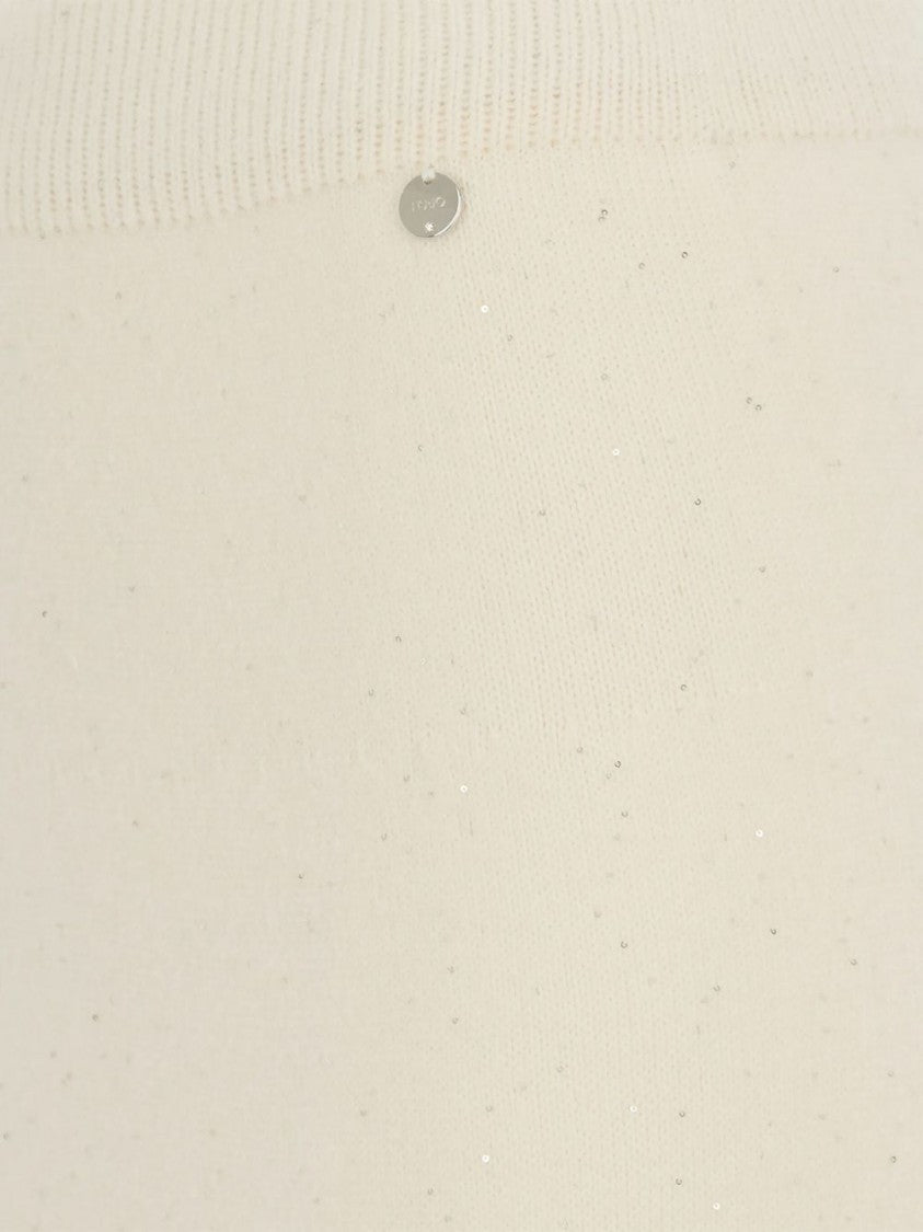 Liu Jo Soft Midi Skirt With Flared Hem