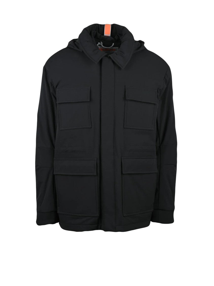 Dekker Siluro Jacket With Removable Hood And Quilted Interior