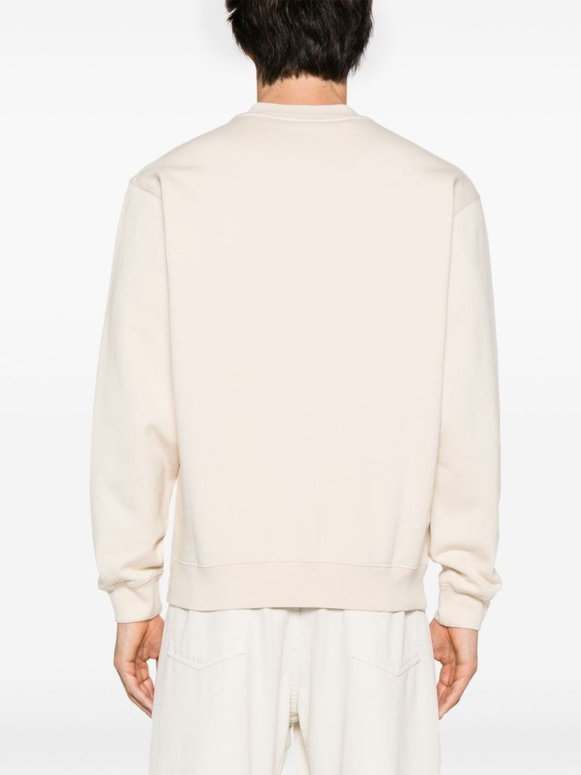 Jacquemus Minimalist Crew Neck Sweater With Subtle Branding
