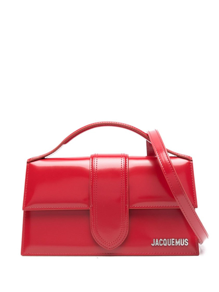 Jacquemus Glossy Vitello Leather Shoulder Bag