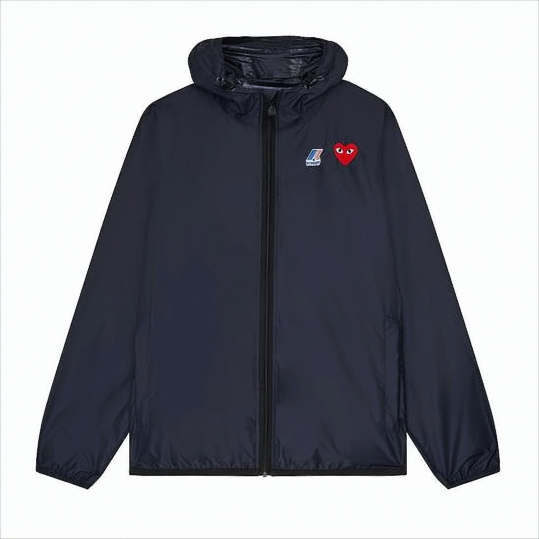 Comme Des Garçons Lightweight Hooded Jacket With Distinctive Heart Logo