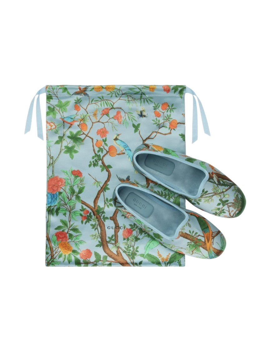 Gucci Satin Voyage Tian Slippers