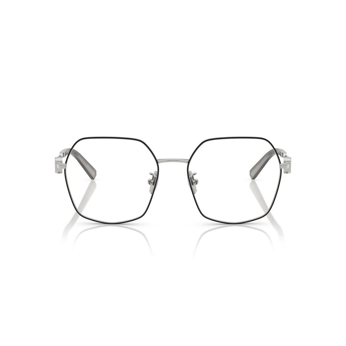 Tiffany & Co. 0Tf1165bd Hexagonal Frame Eyeglasses In Polished Steel