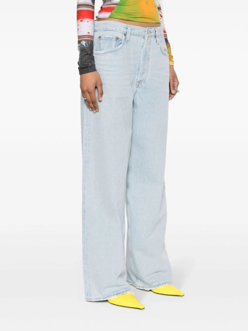 Agolde Low Slung Baggy Cotton Jeans