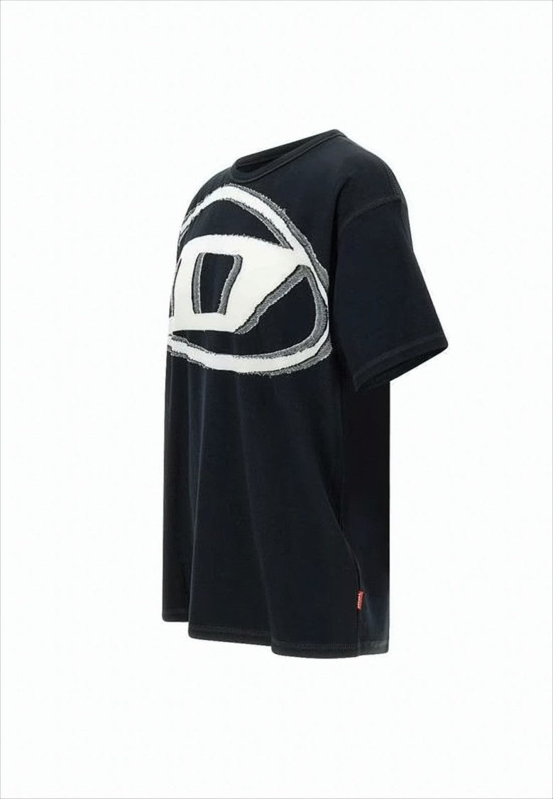 Diesel Relaxed Fit Black T-Shirt