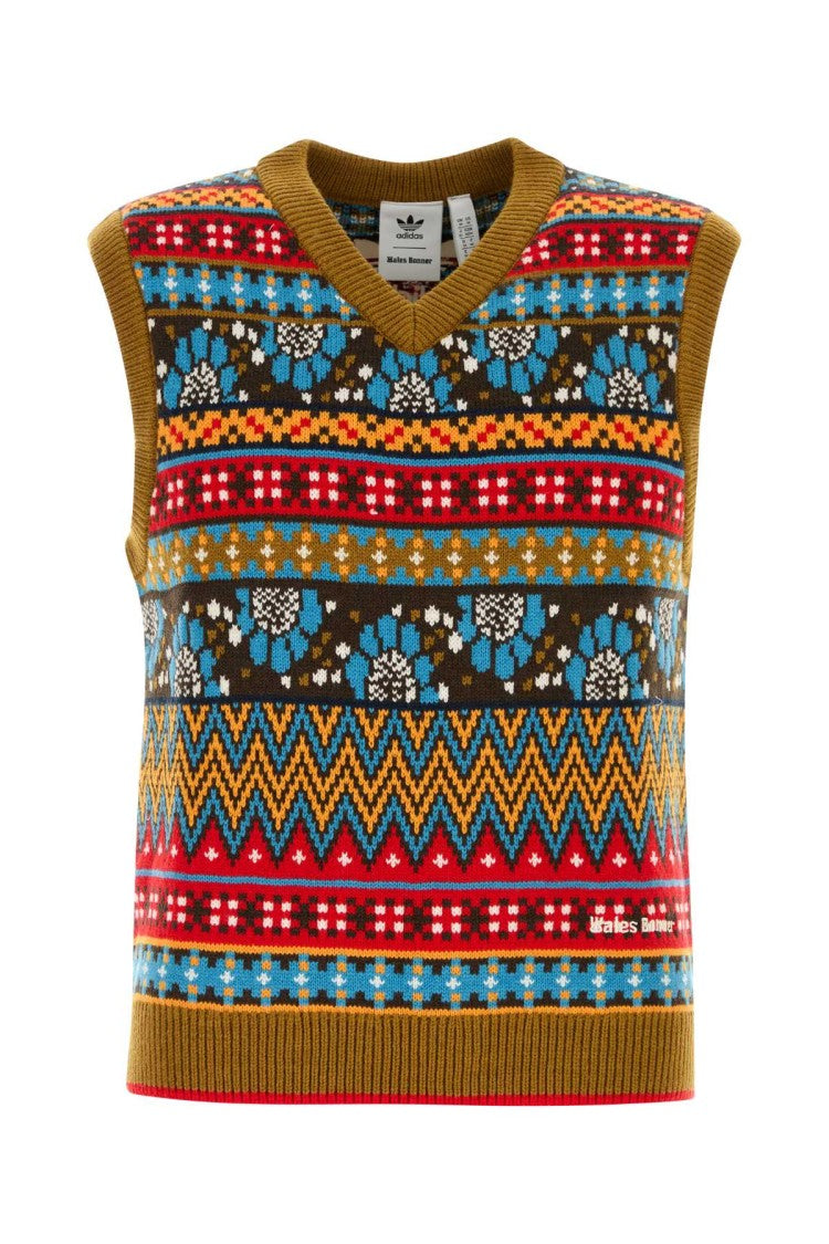 Adidas Embroidered Acrylic Blend Vest