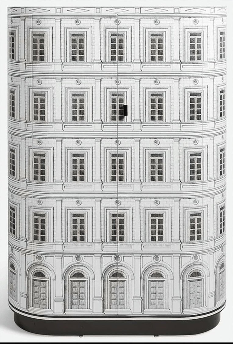 Fornasetti Stipo Palazzo Neoclassical Container Cabinet