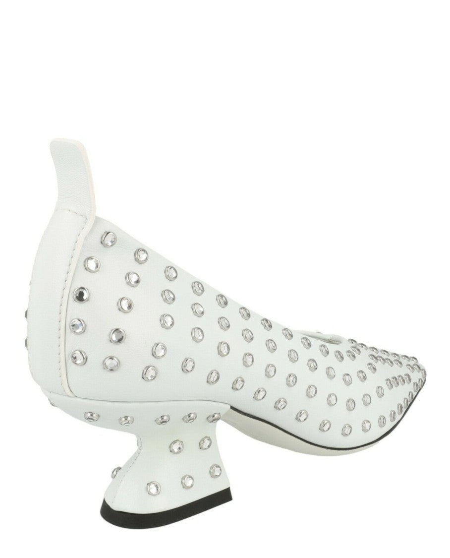 Ferragamo Sadr Crystal-Embellished Pumps