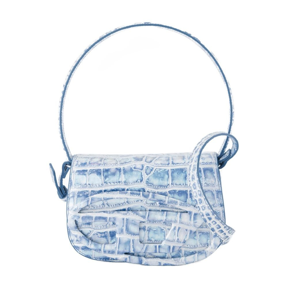 Diesel 1Dr Shoulder Bag - Leather - Blue
