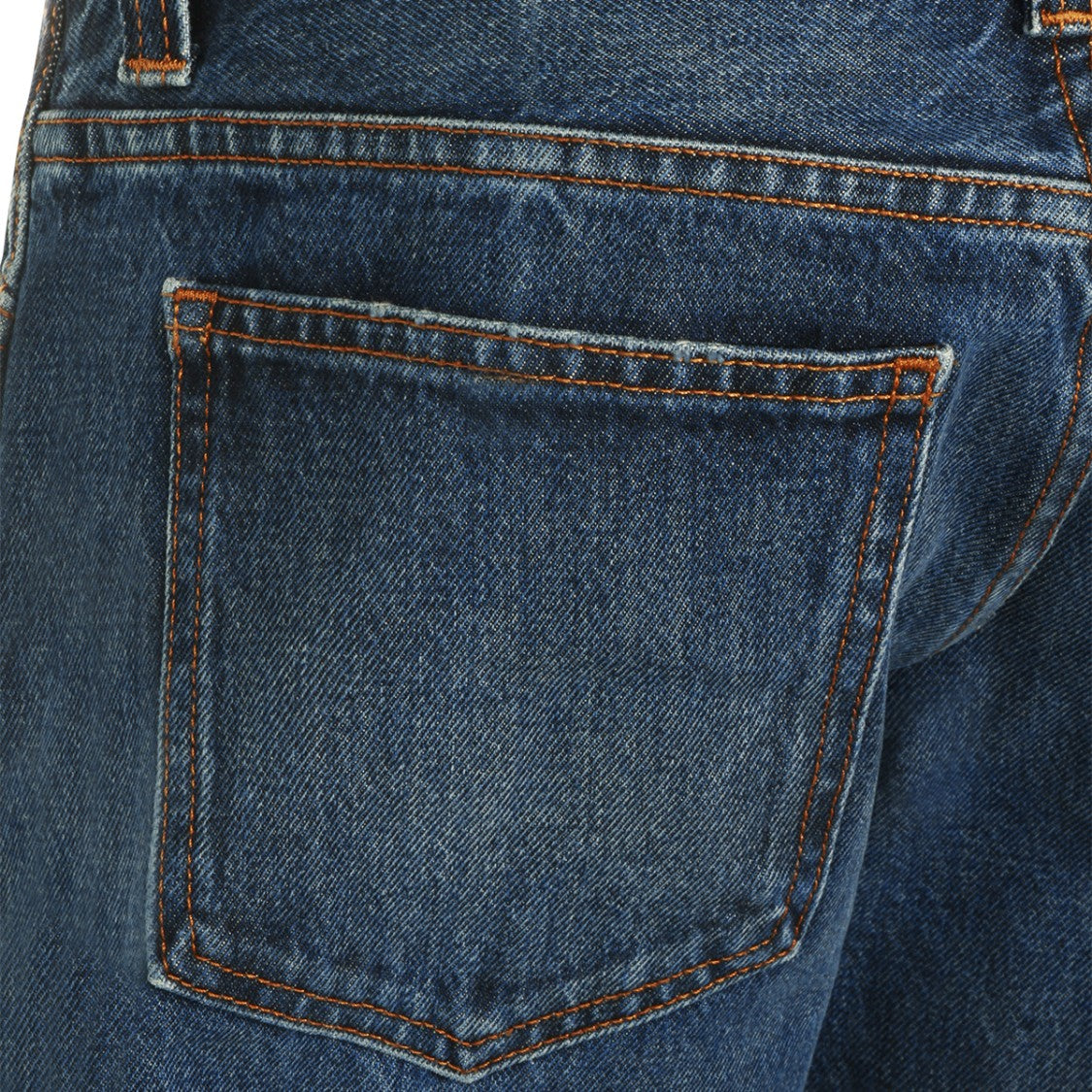 Khaite Blue Cotton Jeans