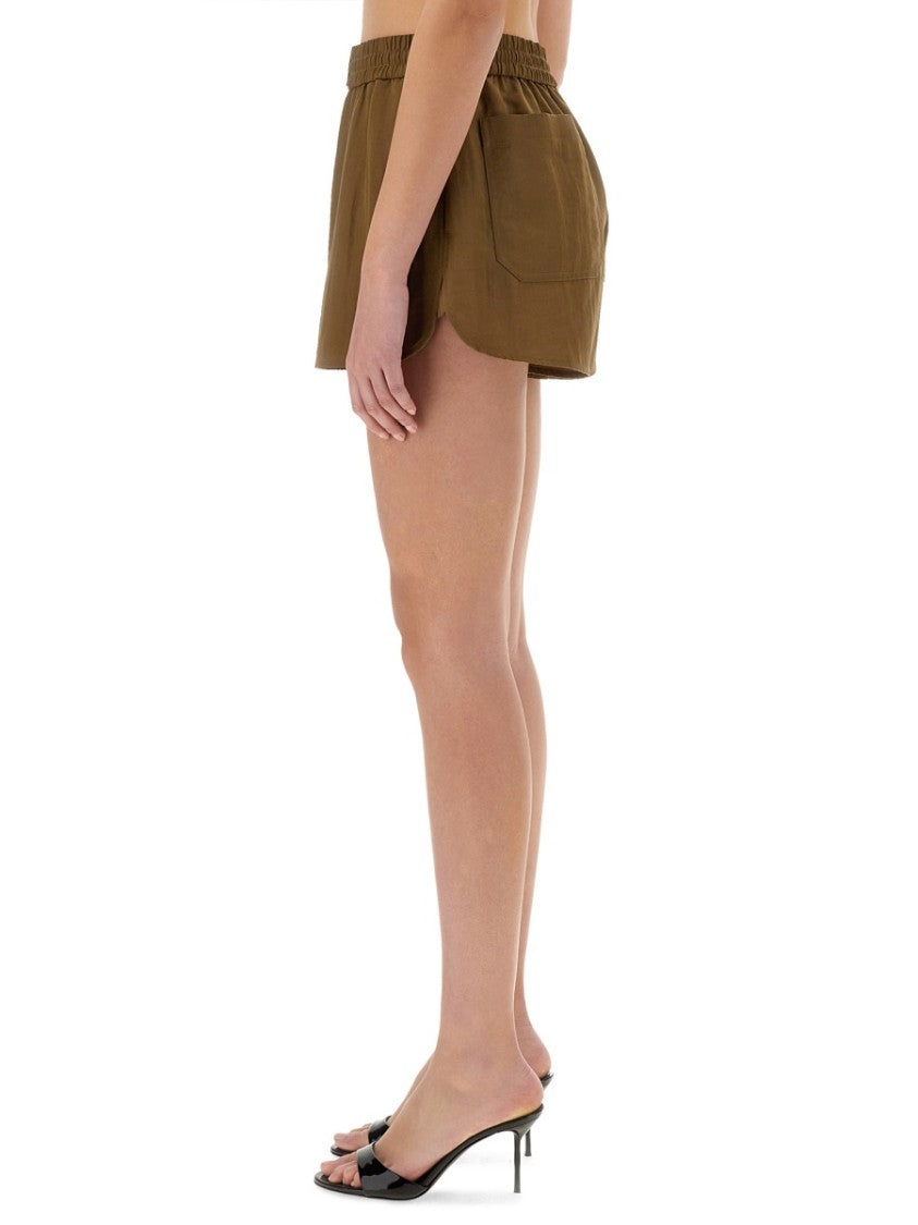 Helmut Lang Boxer Shorts With Front Pleats