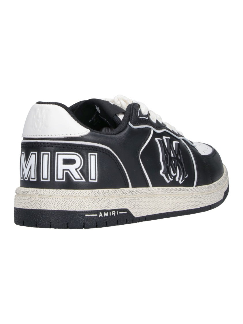 Amiri Black Newport Calf Leather Sneakers