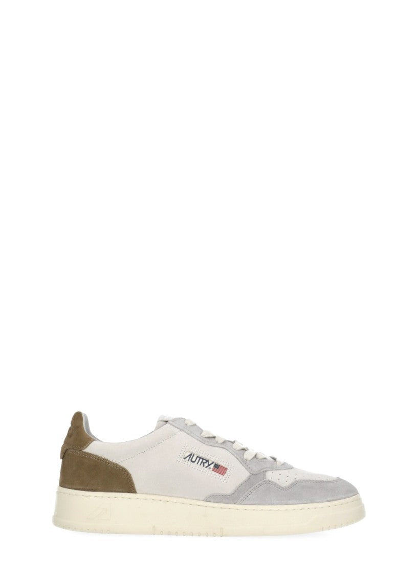 Autry Medalist Low Grey Suede Sneakers