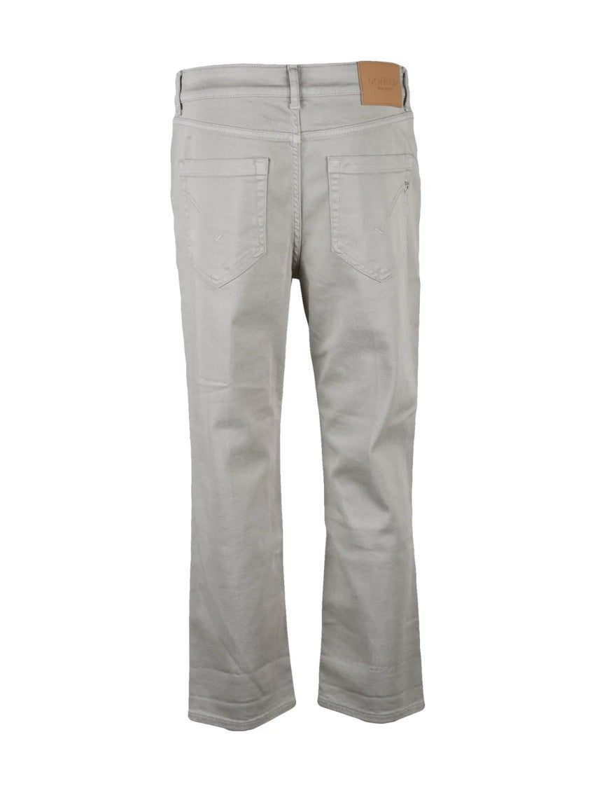 Dondup Beige Koons Cotton Elastomultiester Elastane Jeans