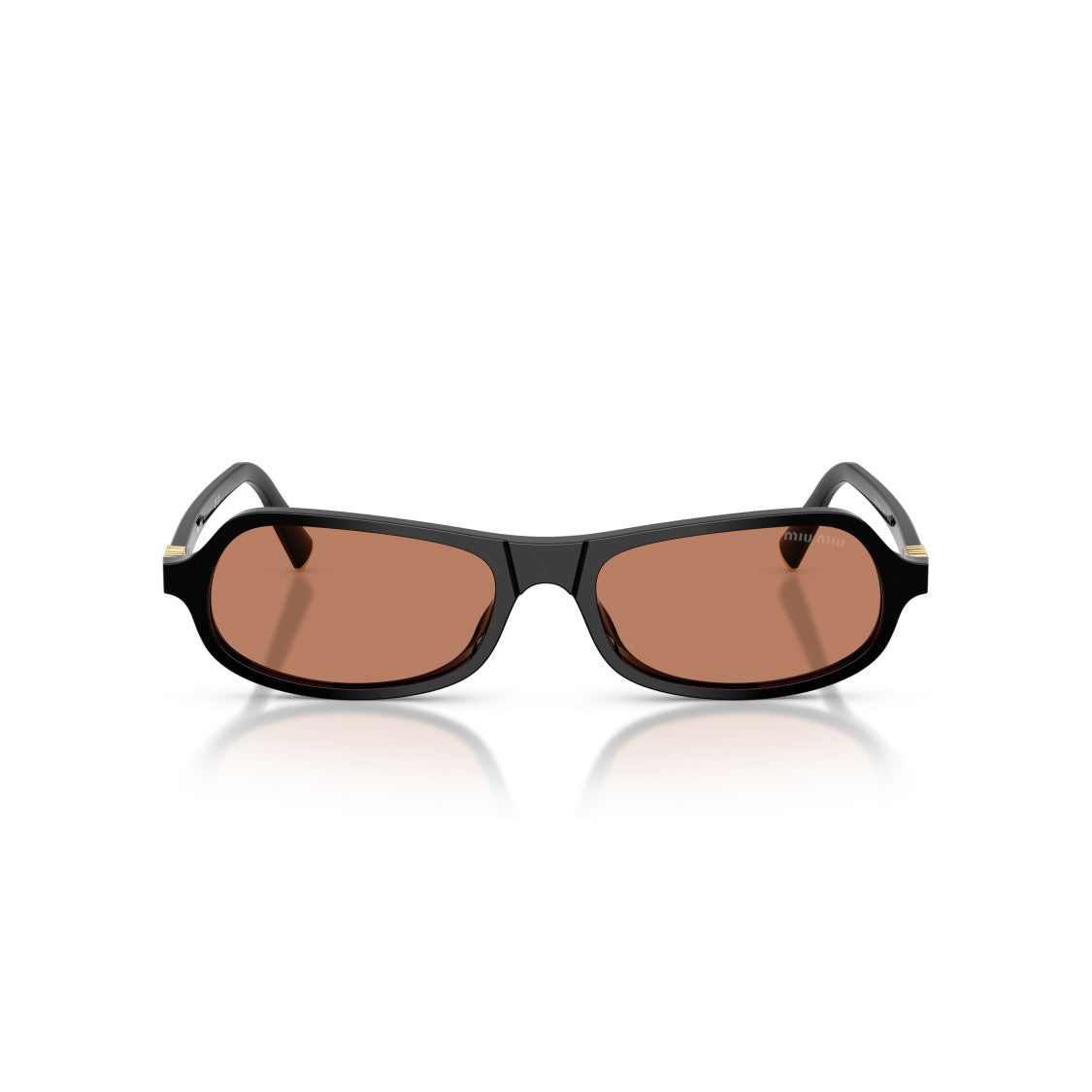 Miu Miu 0Mu B10su Glossy Black Acetate Sunglasses