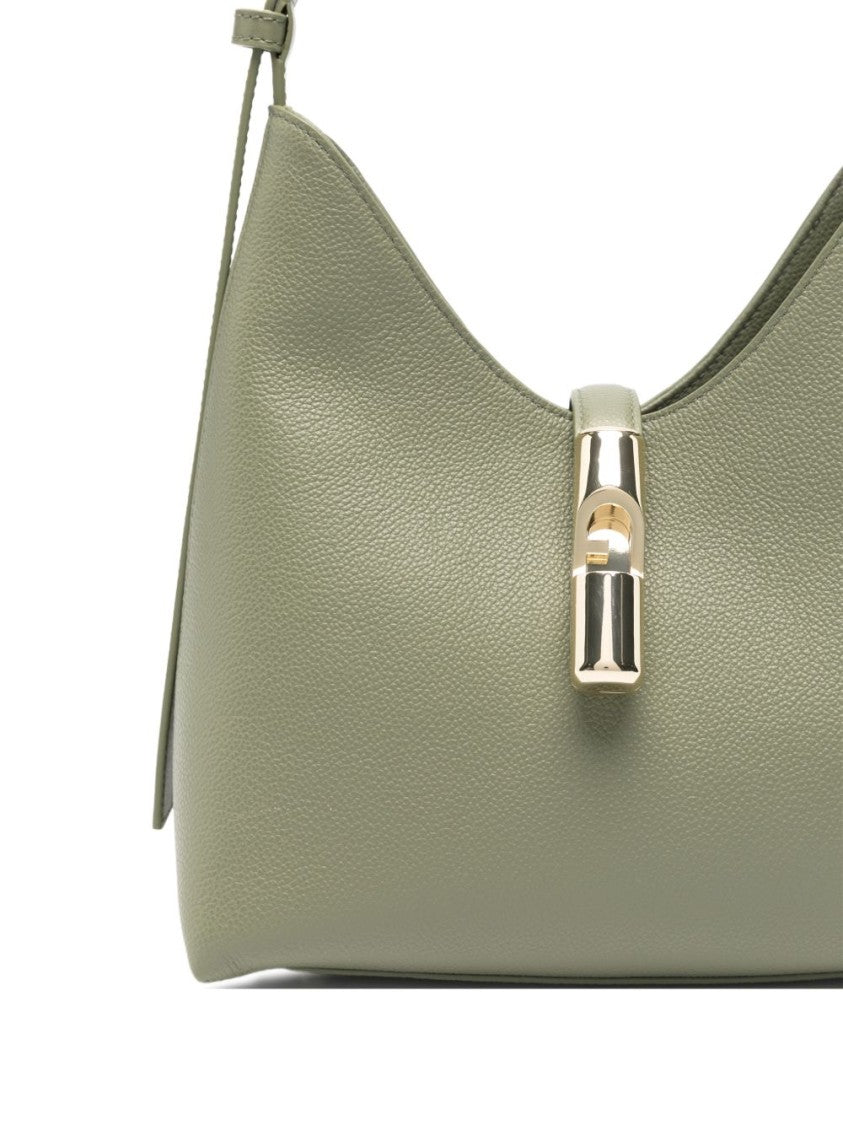 Furla Structured Pebbled Leather Handbag