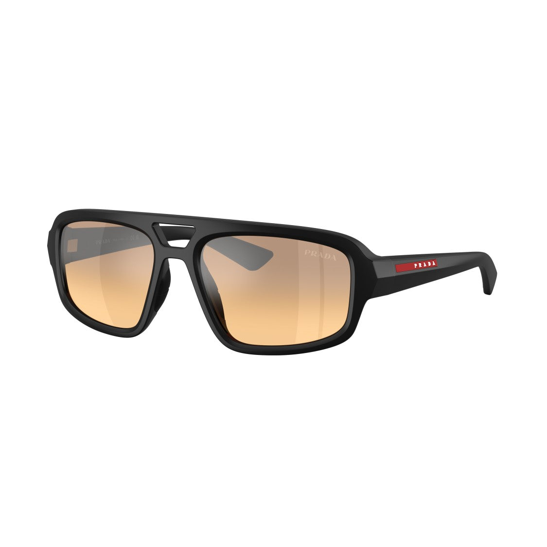 Prada Linea Rossa 0Ps B11su Rectangular Matte Black Sunglasses