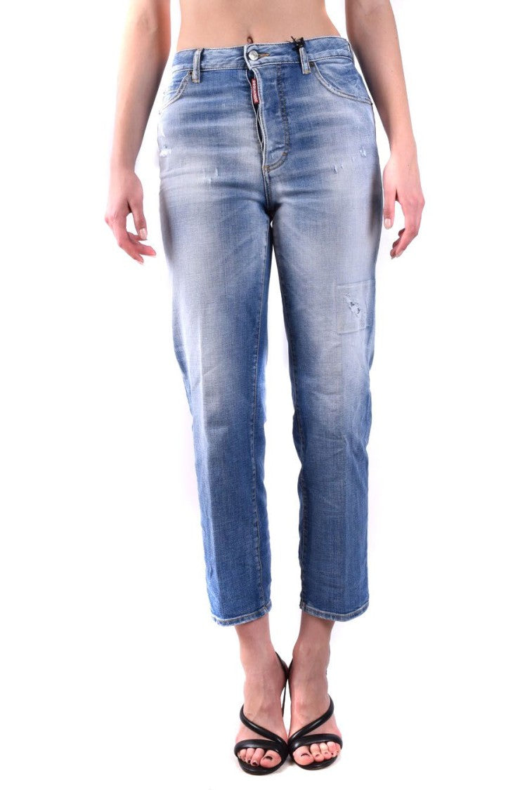 Dsquared2 Light Blue Cotton Jeans