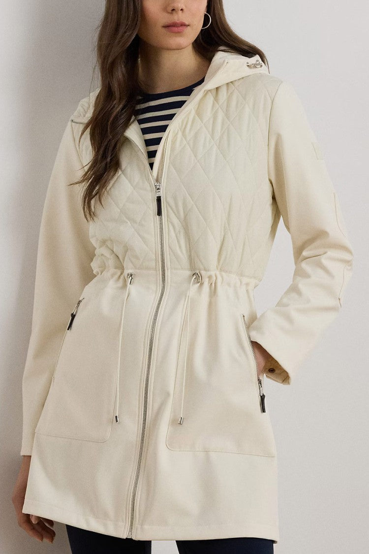 Lauren Ralph Lauren Lightweight 34-Inch Softshell Coat With Adjustable Features