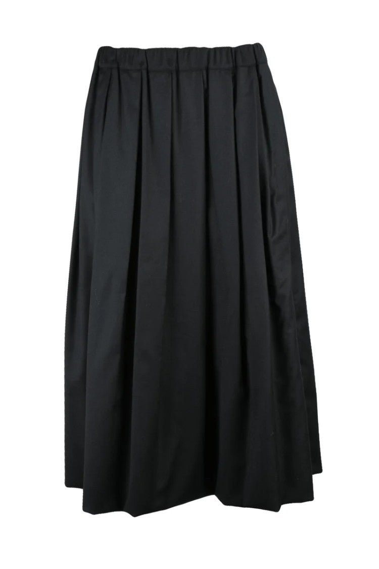 Fabiana Filippi Long Pleated Skirt - Black