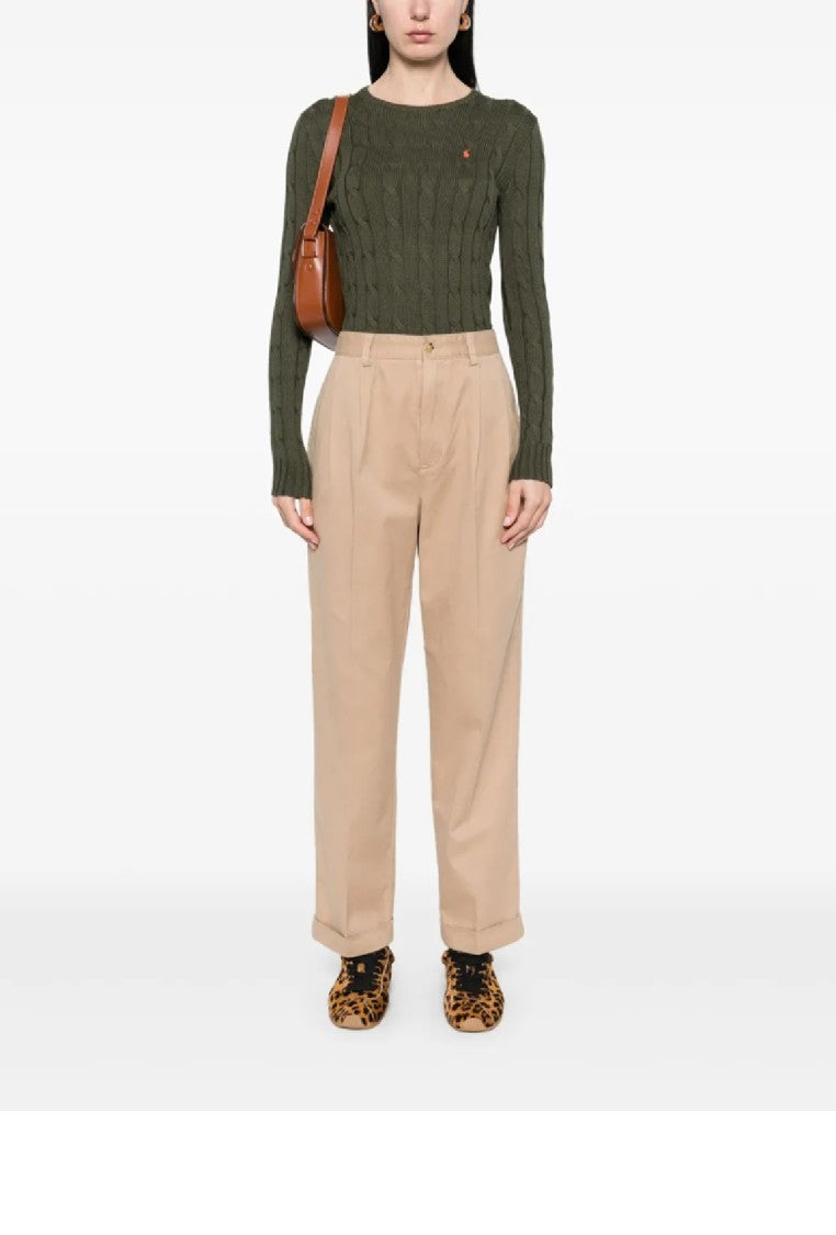 Polo Ralph Lauren Textured Cable Knit Long Sleeve Pullover