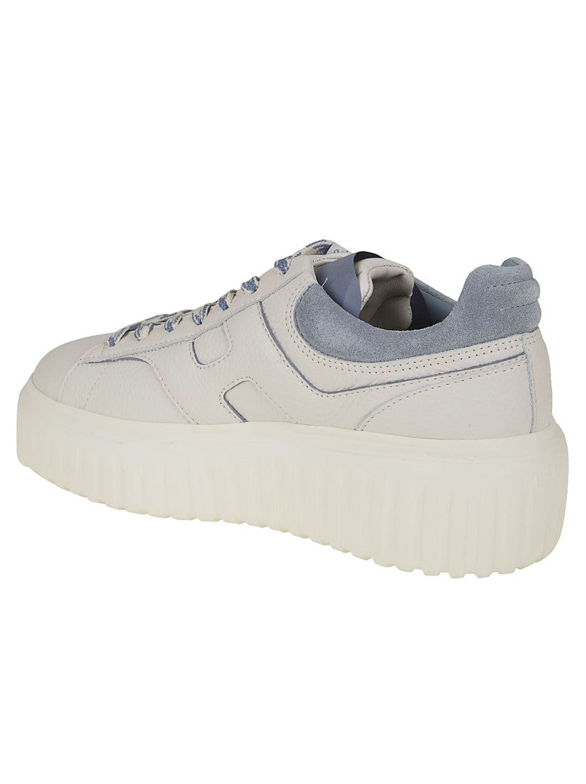 Hogan Hogan H-Stripes Low-Top Sneakers With Padded Collar