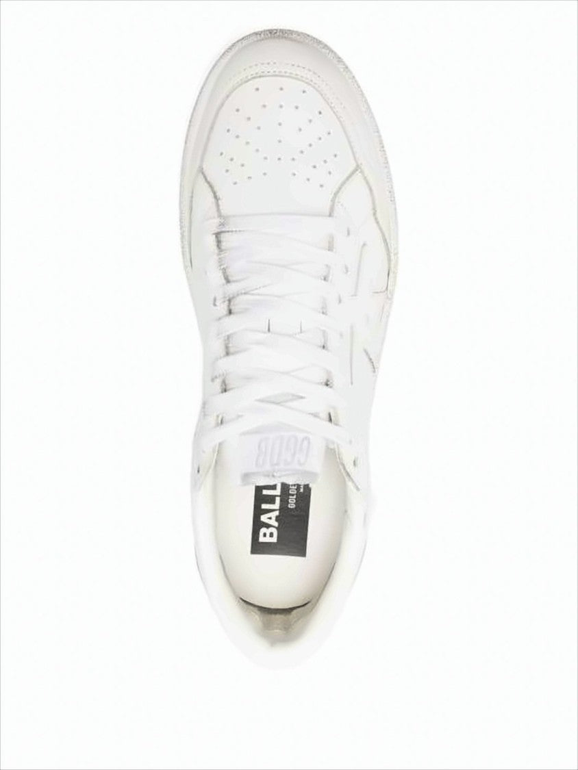 Golden Goose Low-Top Sneaker With Star Design And Vintage Finish