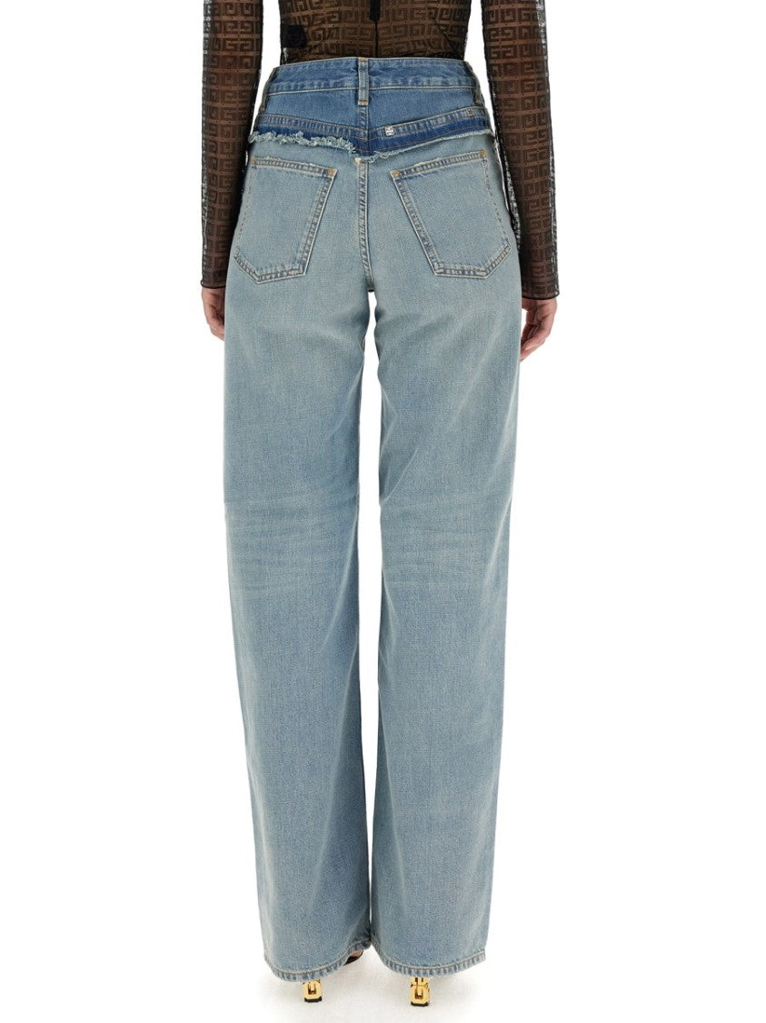 Givenchy High-Waisted Oversized Jeans