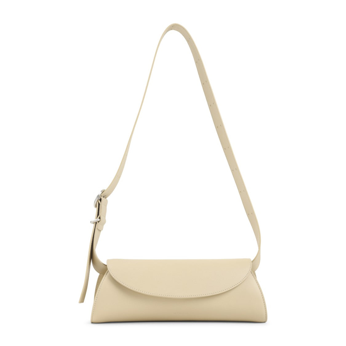 Jil Sander Teak Lamb Leather Sm Cannolo Handbag