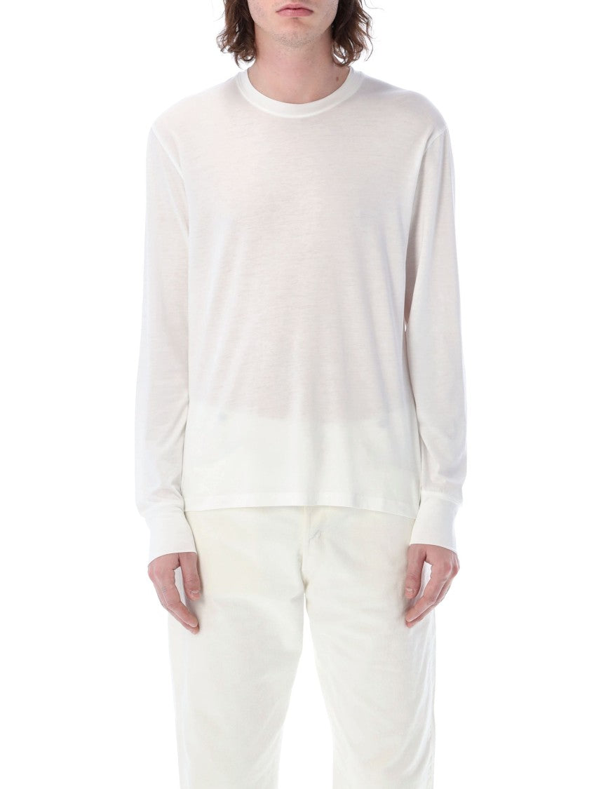 Tom Ford White Classic L/S T-Shirt