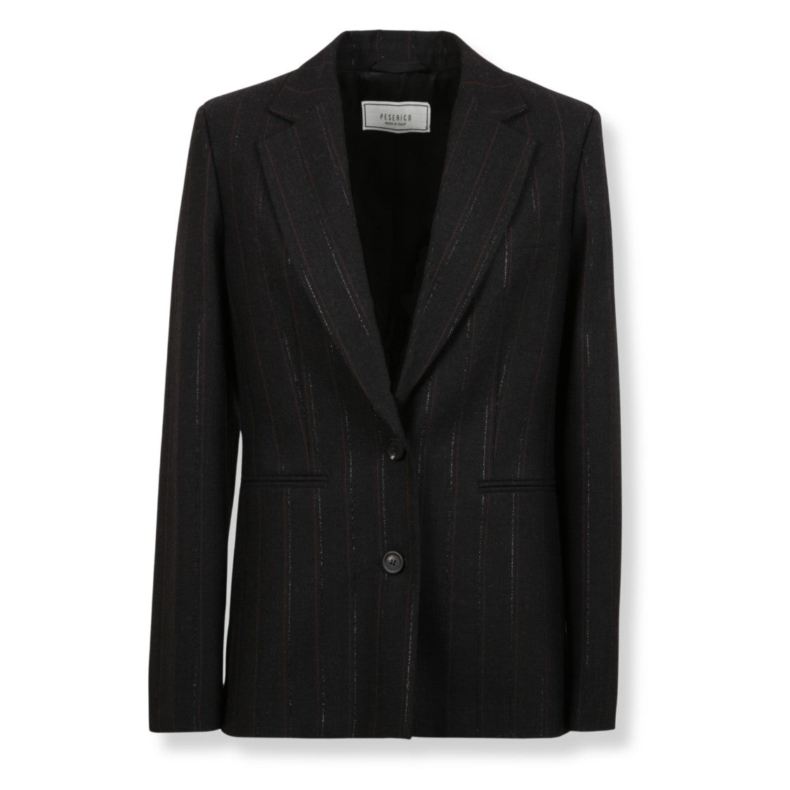 Peserico Pinstripe Single-Breasted Blazer
