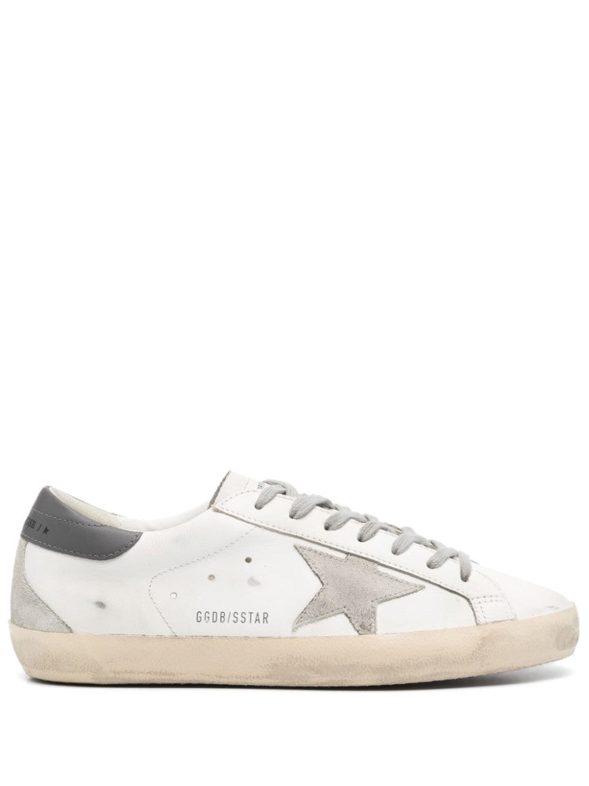 Golden Goose Panelled Sneakers With Suede Heel Accent