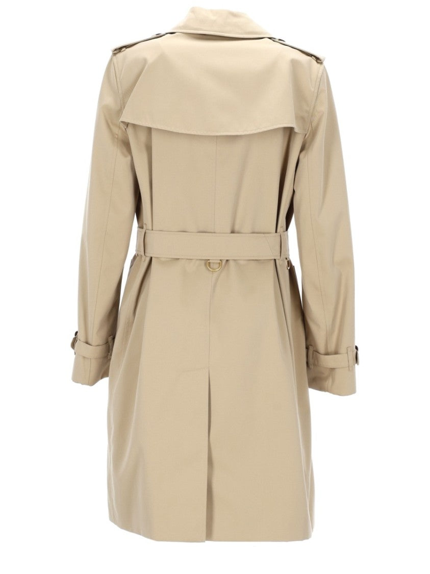 Burberry Heritage Kensington Cotton Double-Breasted Trench Coat